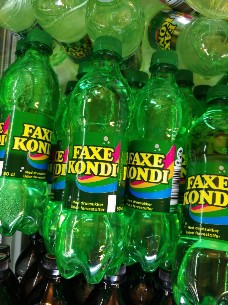 Faxe Kondi, a cool Danish soft drink